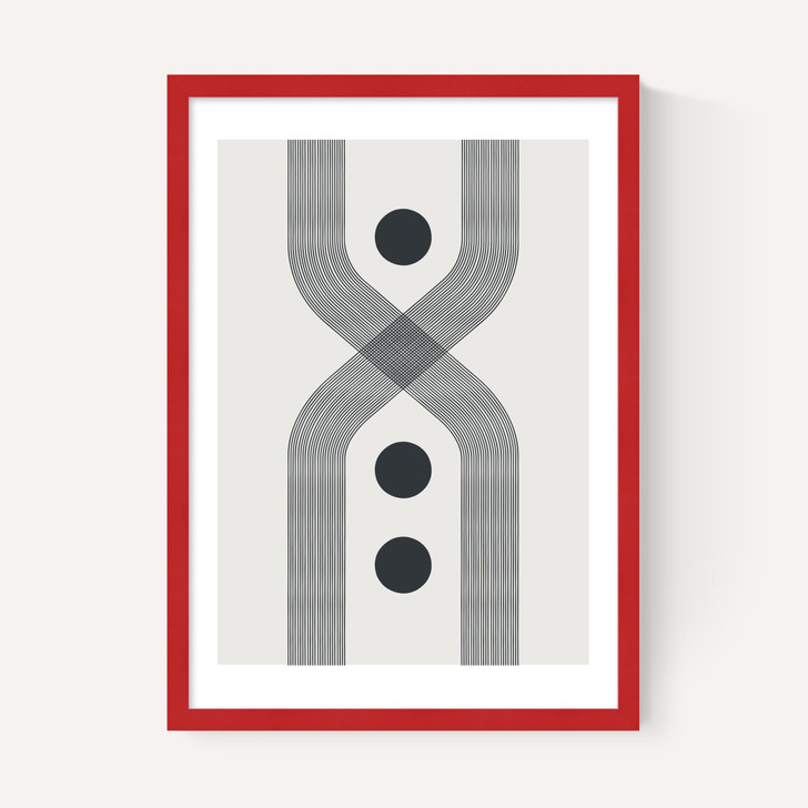 Abstract Lines Circle by The Crayon Studio