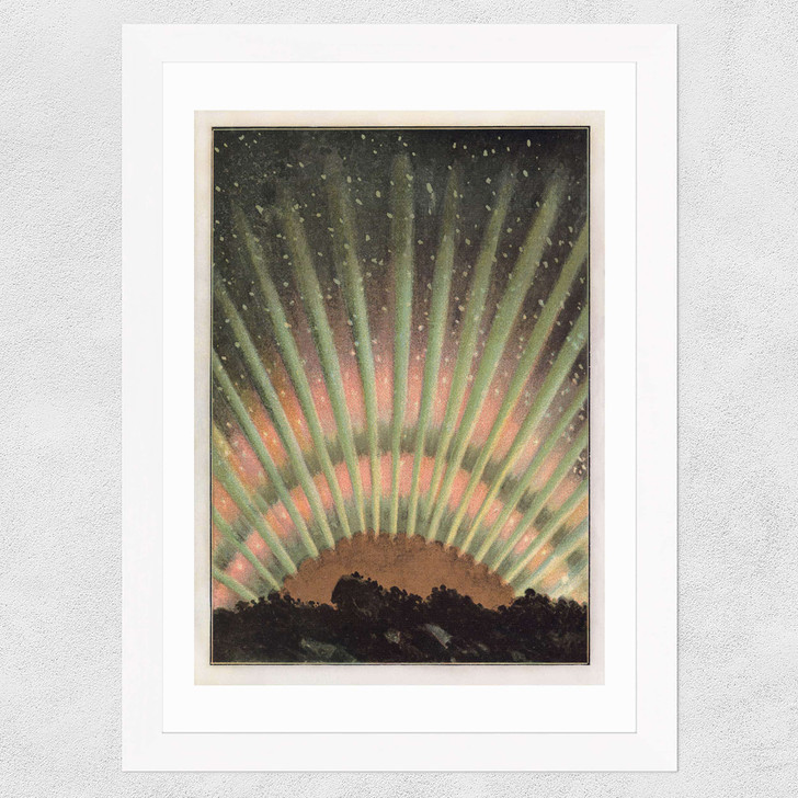 New Aurora Sunset Wide White Frame New Aurora Sunset Wide White Frame