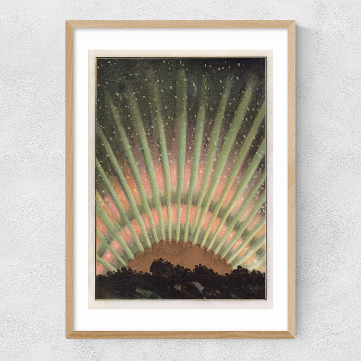 New Aurora Sunset Narrow Oak Frame