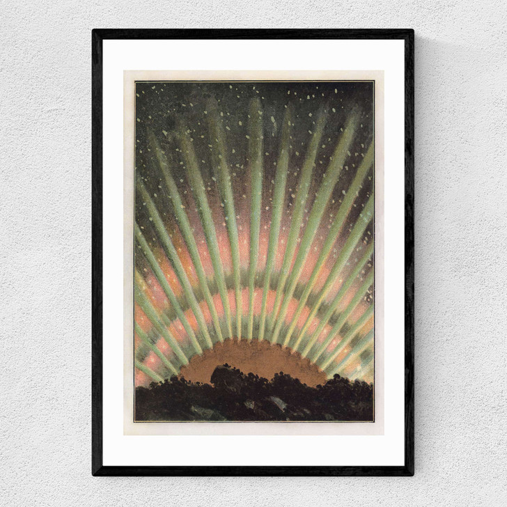 New Aurora Sunset Narrow Black Frame