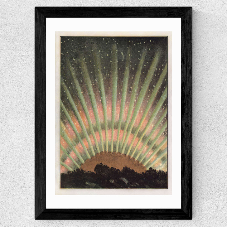 New Aurora Sunset Wide Black Frame