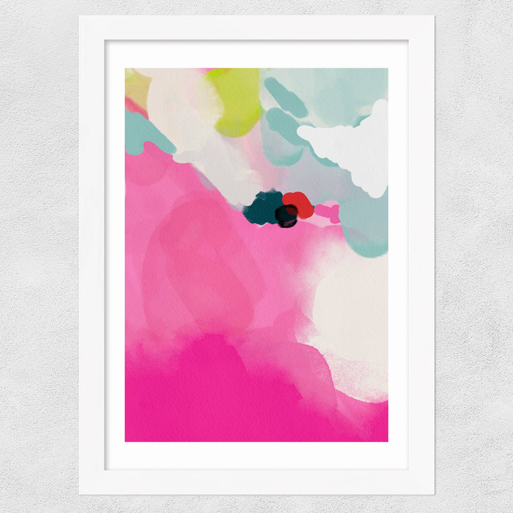 Lune Pink Sky III Wide White Frame