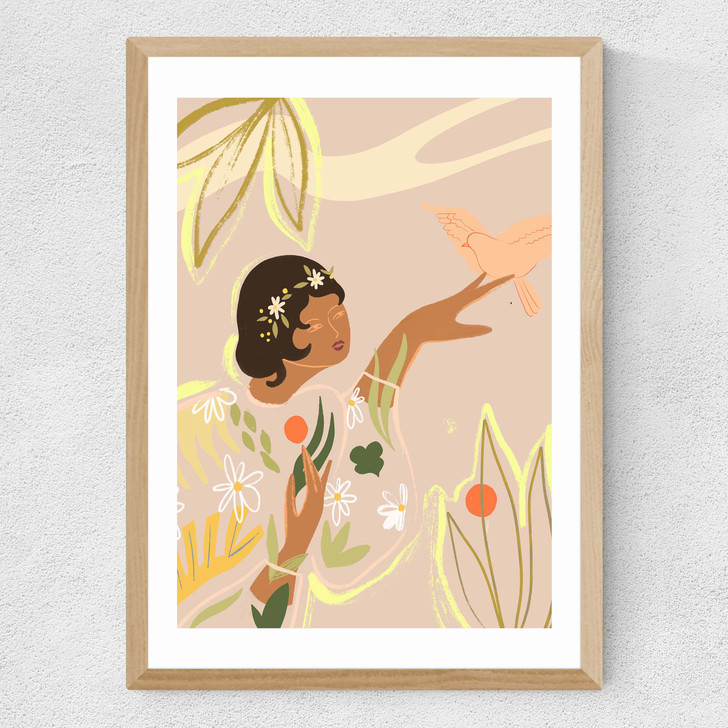 Nature Lover by Arty Guava Medium Oak Frame Nature Lover by Arty Guava Medium Oak Frame