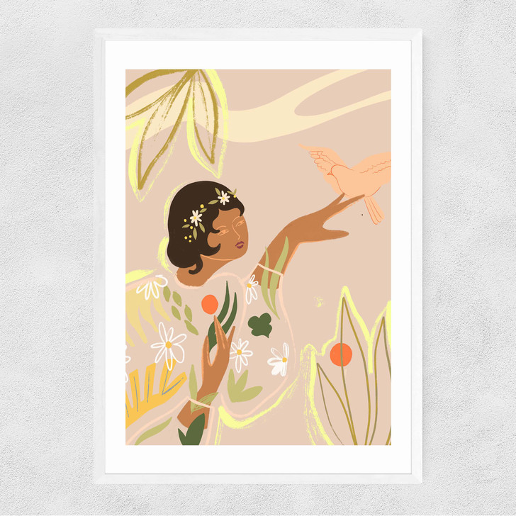 Nature Lover by Arty Guava Narrow White Frame Nature Lover by Arty Guava Narrow White Frame