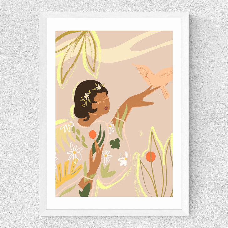 Nature Lover by Arty Guava Medium White Frame Nature Lover by Arty Guava Medium White Frame