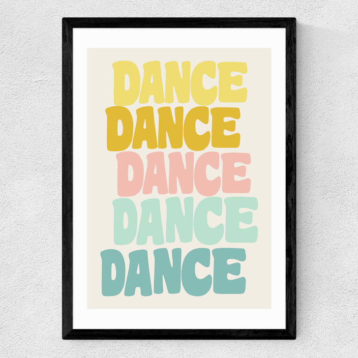 Dance by apricot+birch Medium Black Frame