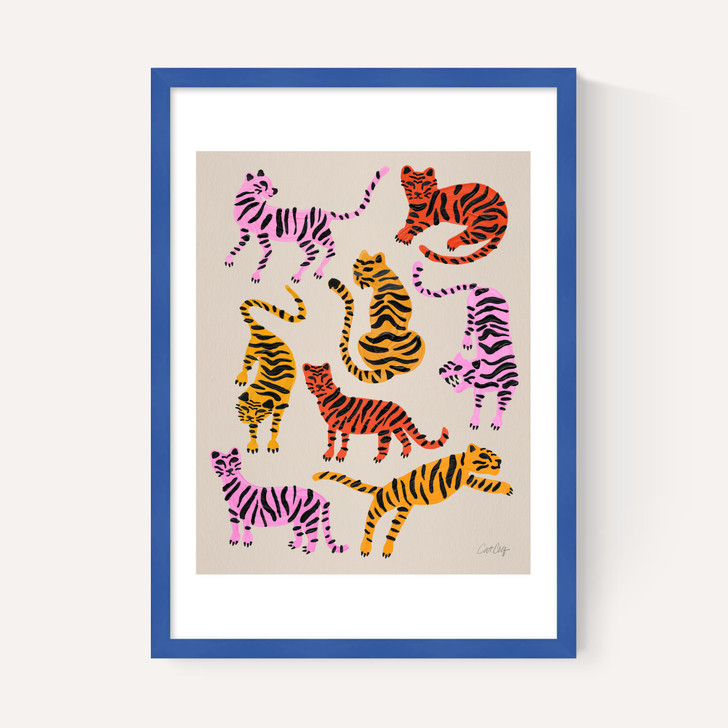 Pink Yellow Tiger