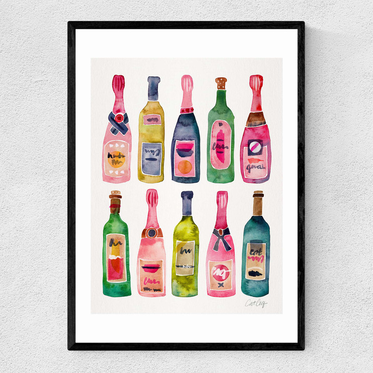 Champagne by Cat Coquillette Narrow Black Frame