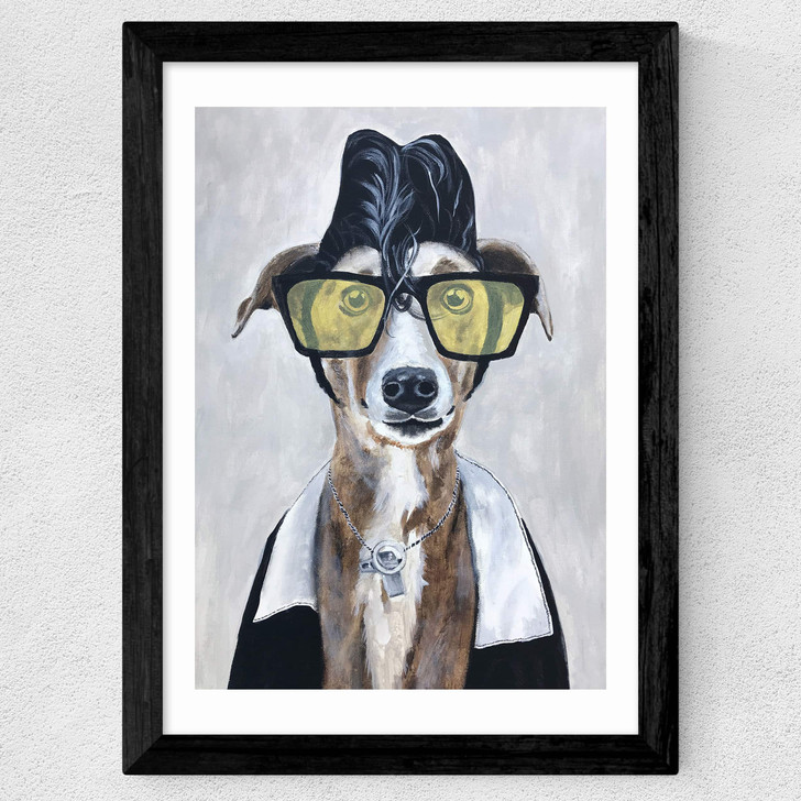 Greyhound Rock Wide Black Frame