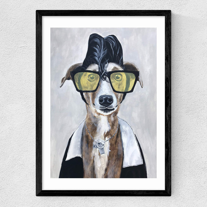 Greyhound Rock Medium Black Frame