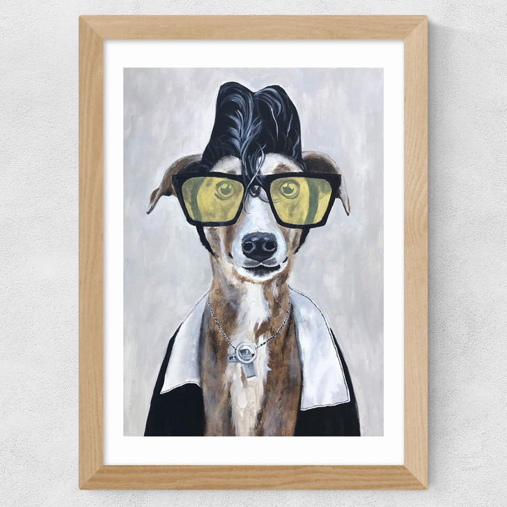 Greyhound Rock Wide Oak Frame