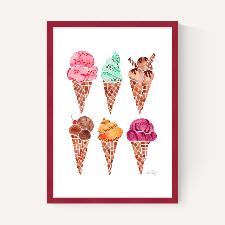 Rainbow IceCream Cones