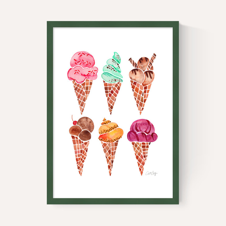 Rainbow IceCream Cones