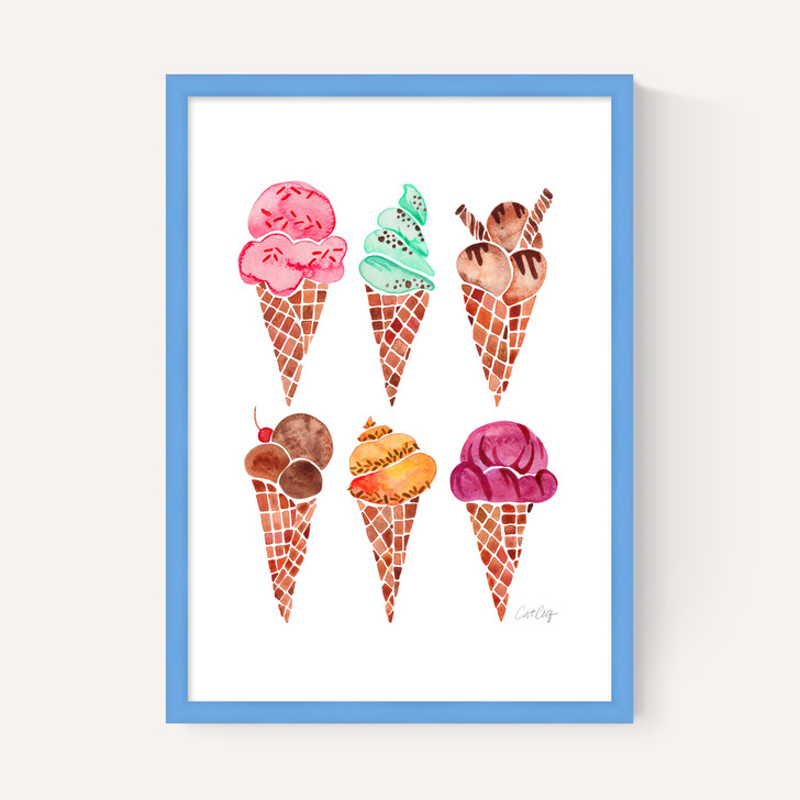 Rainbow IceCream Cones
