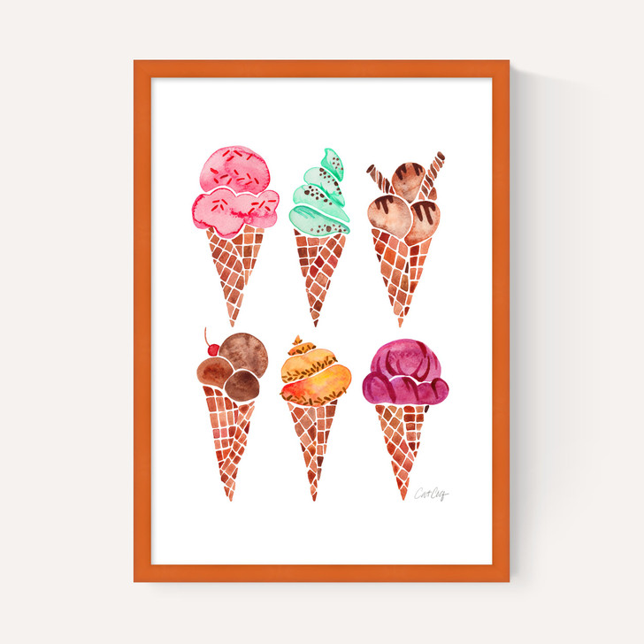 Rainbow IceCream Cones