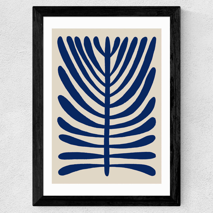 One Hundred-Leaved Plant II Wide Black Frame One Hundred-Leaved Plant II Wide Black Frame