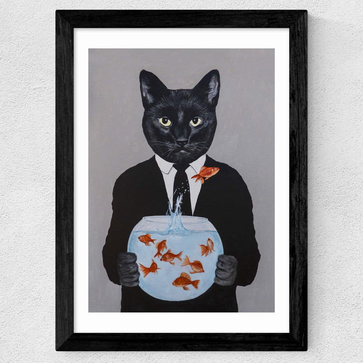 Cat With Fishbowl