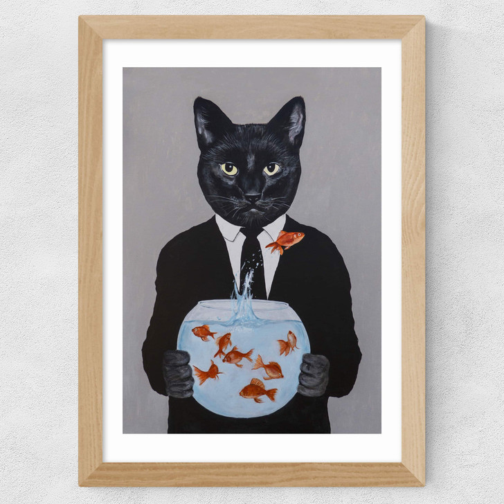 Cat With Fishbowl
