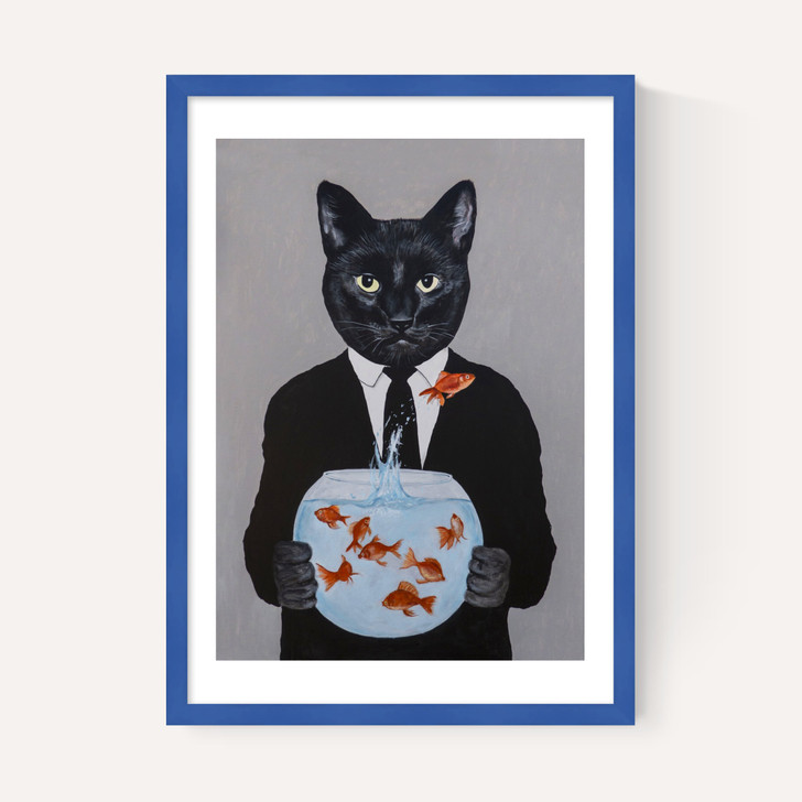 Cat With Fishbowl