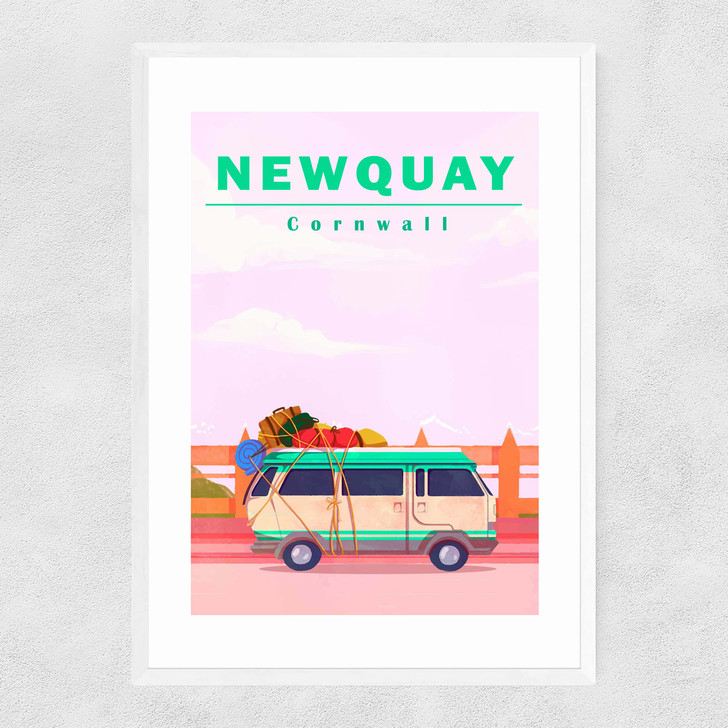 Newquay Narrow White Frame Newquay Narrow White Frame