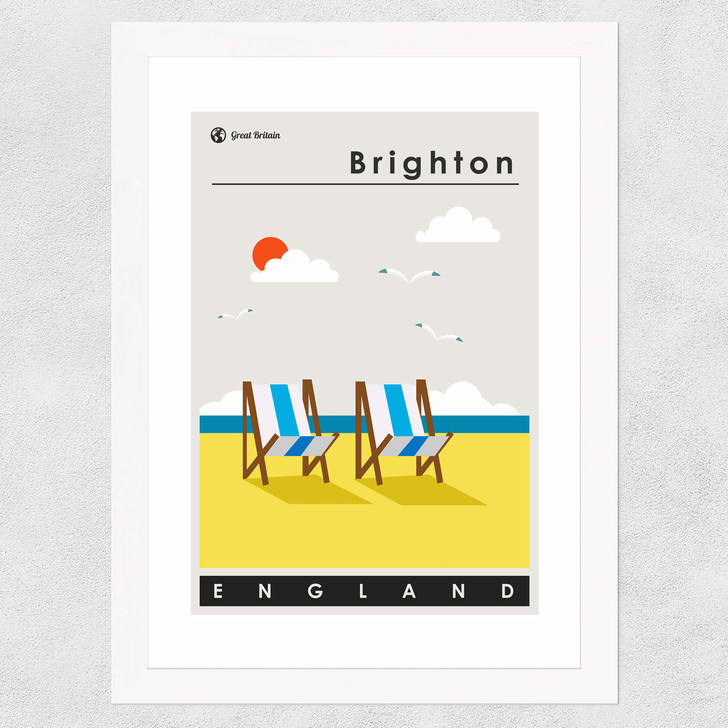 Brighton Wide White Frame Brighton Wide White Frame