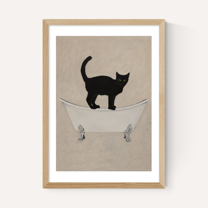 Cat On Bathtub