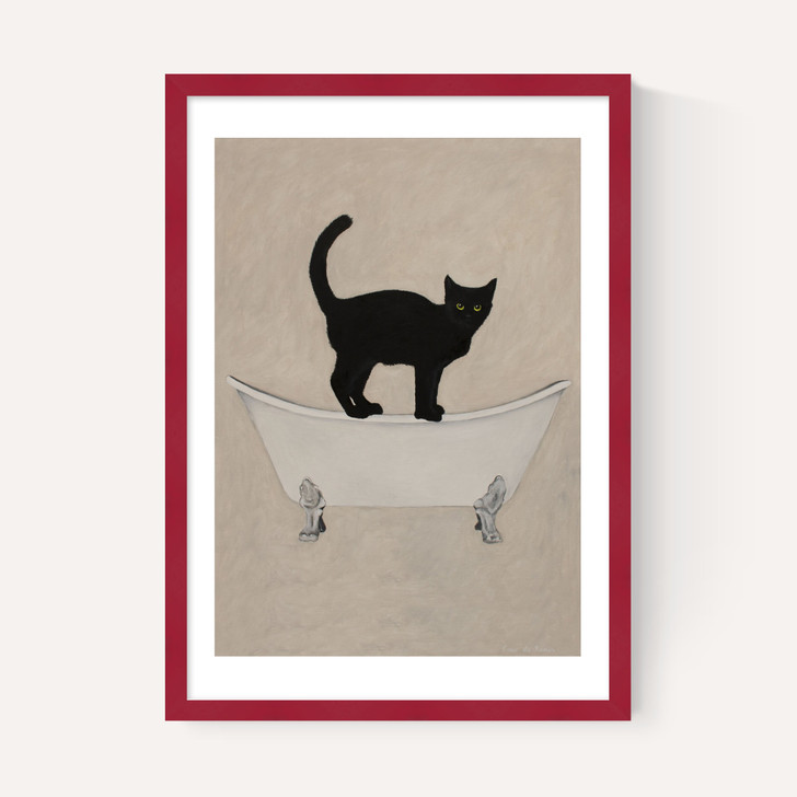 Cat On Bathtub