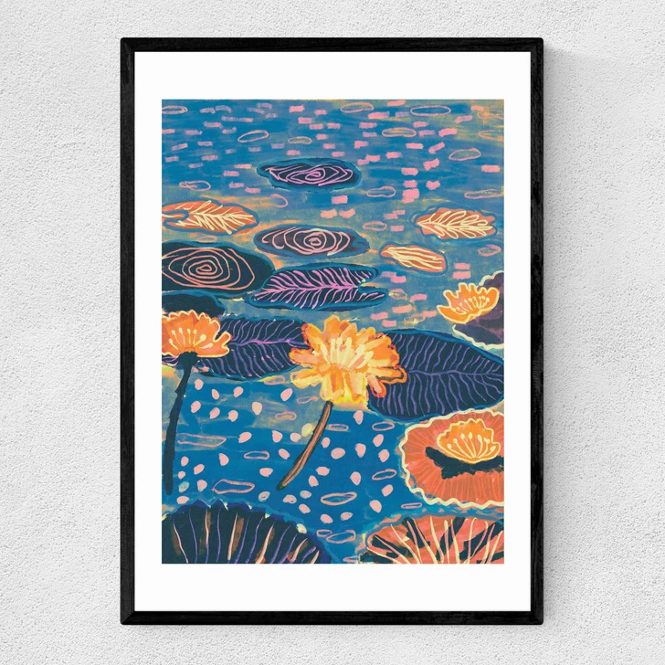 Magic Pond Narrow Black Frame