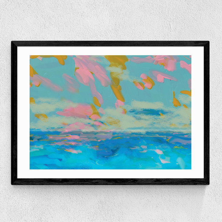 La Mer by Ana Rut Bre Medium Black Frame
