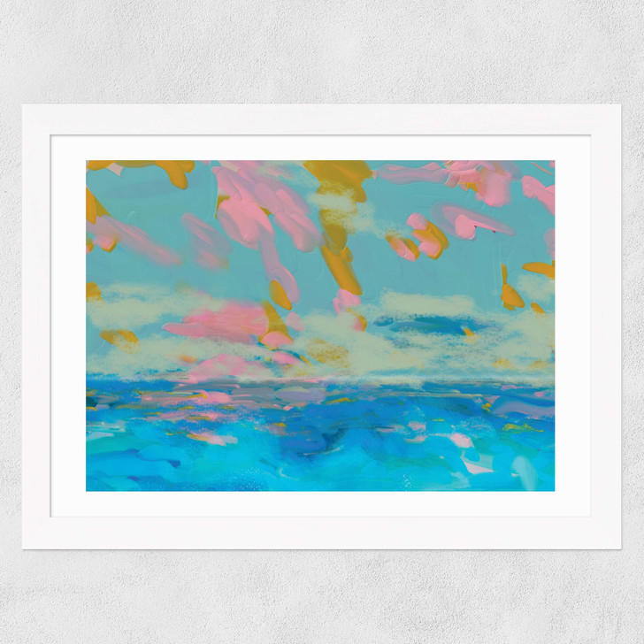 La Mer by Ana Rut Bre Wide White Frame
