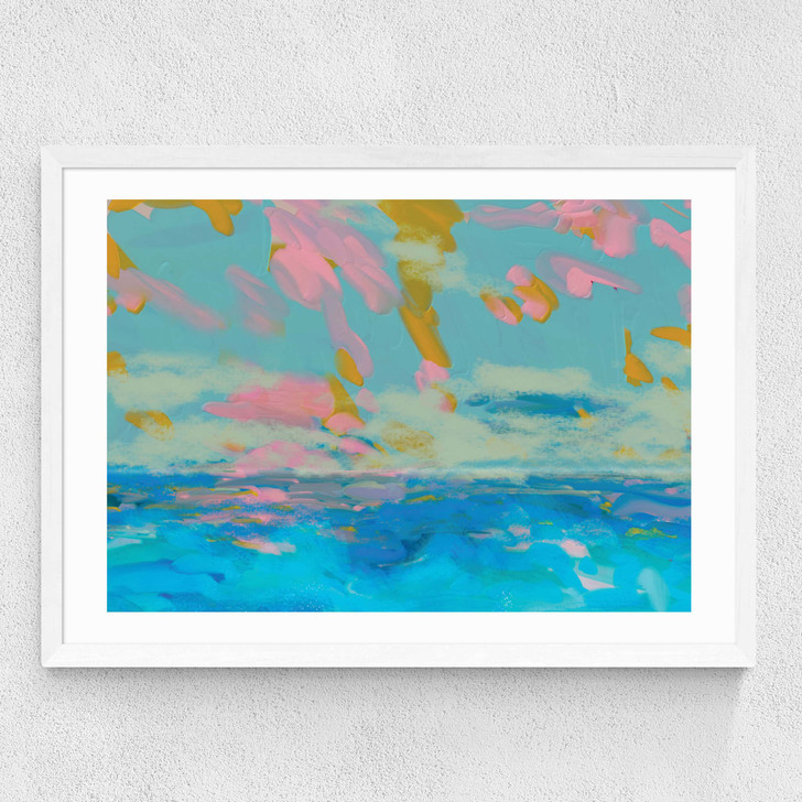 La Mer by Ana Rut Bre Medium White Frame