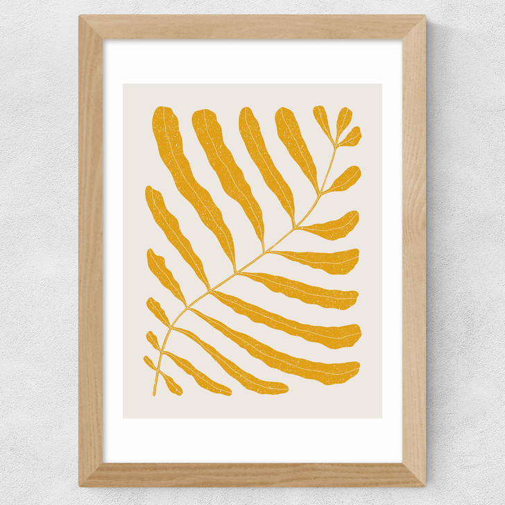 Yellow Plant Wide Oak Frame