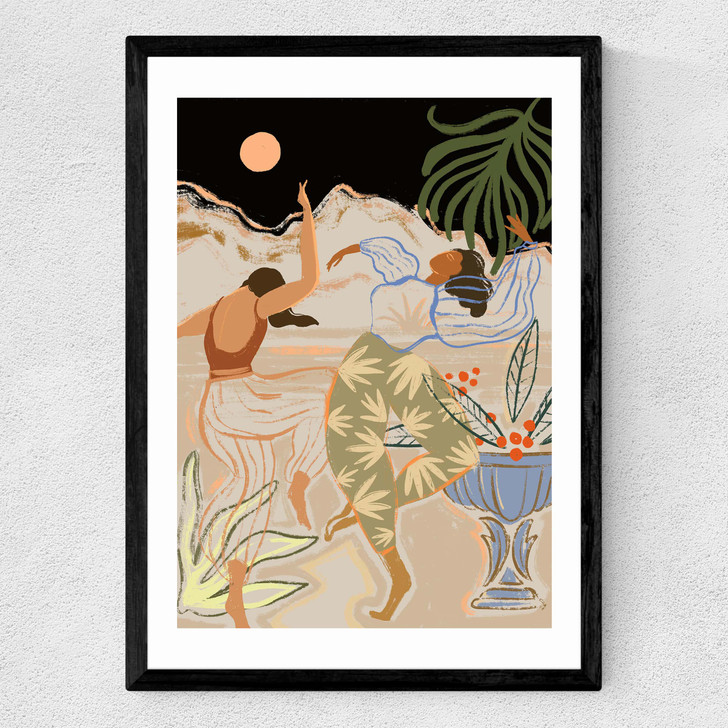 Moonlight Dance Medium Black Frame