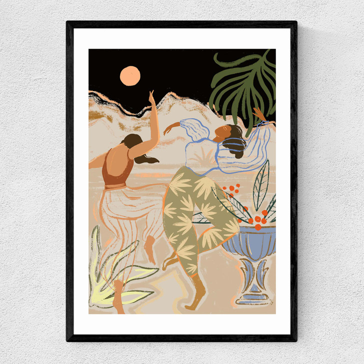 Moonlight Dance Narrow Black Frame