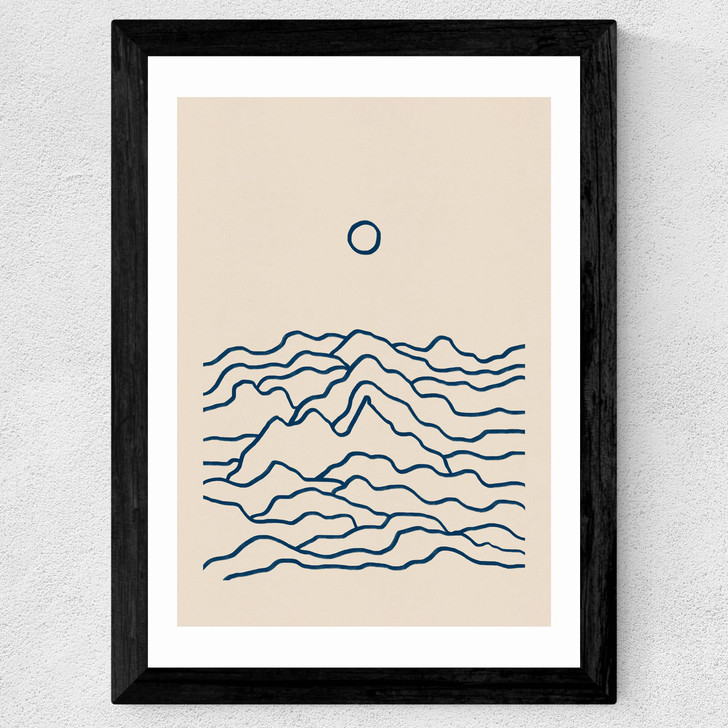 Mountainscape by Alisa Galitsyna Wide Black Frame Mountainscape by Alisa Galitsyna Wide Black Frame