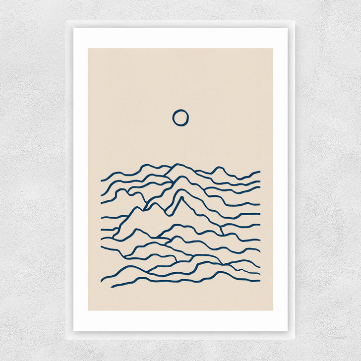 Mountainscape by Alisa Galitsyna Narrow White Frame Mountainscape by Alisa Galitsyna Narrow White Frame