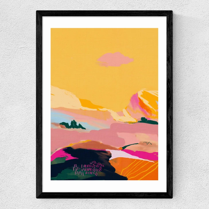Abstract Pink Dream Cloud