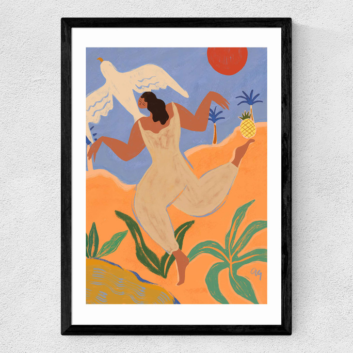 Free Bird Medium Black Frame