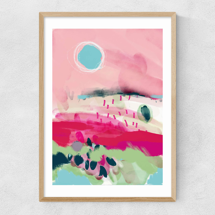 La Vie En Rose Narrow Oak Frame La Vie En Rose Narrow Oak Frame