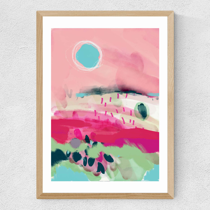 La Vie En Rose Medium Oak Frame La Vie En Rose Medium Oak Frame