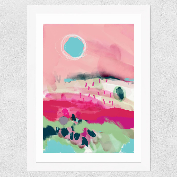 La Vie En Rose Wide White Frame La Vie En Rose Wide White Frame