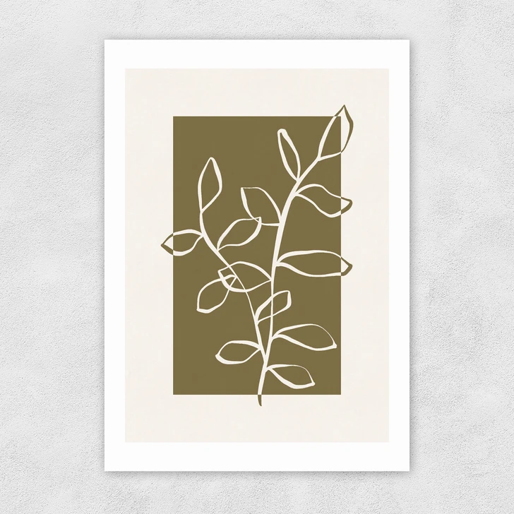 Framed Botany III Unframed Print