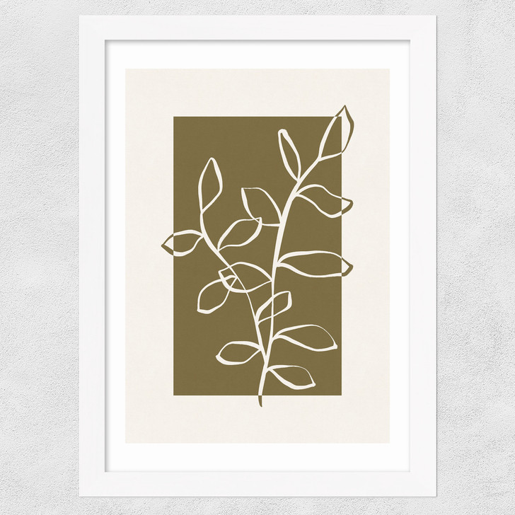 Framed Botany III Wide White Frame Framed Botany III Wide White Frame