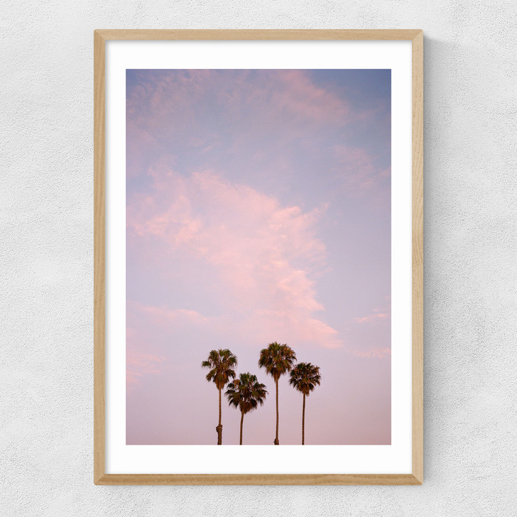 San Diego Sunset Film Narrow Oak Frame San Diego Sunset Film Narrow Oak Frame