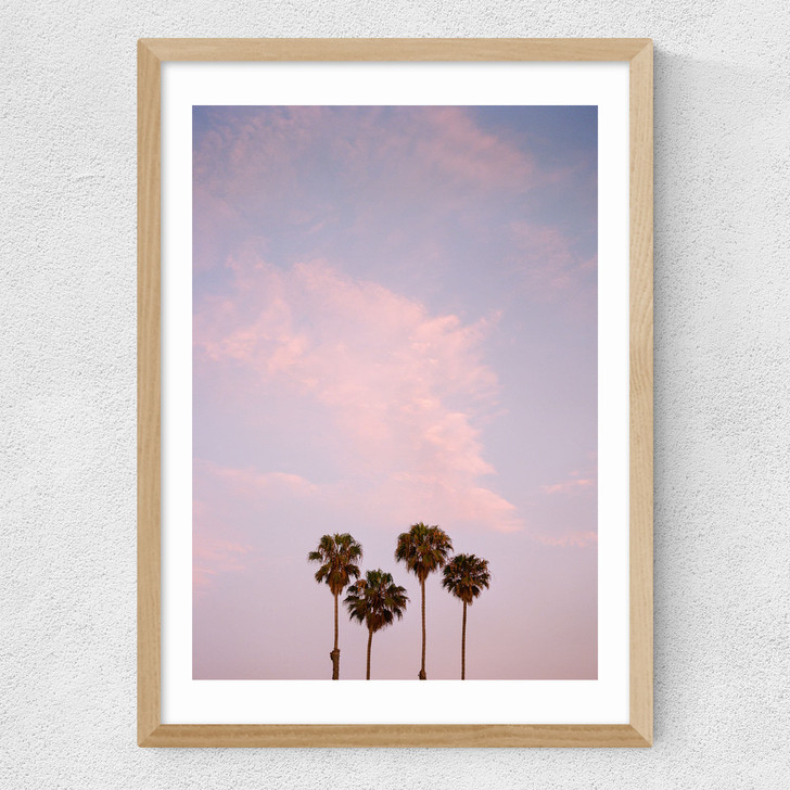 San Diego Sunset Film Medium Oak Frame San Diego Sunset Film Medium Oak Frame