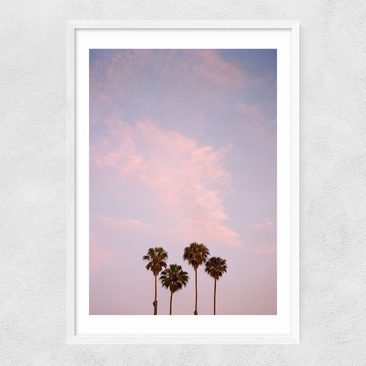 San Diego Sunset Film Narrow White Frame San Diego Sunset Film Narrow White Frame