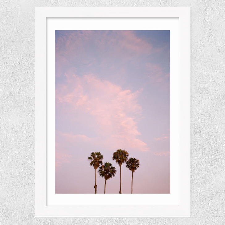 San Diego Sunset Film Wide White Frame San Diego Sunset Film Wide White Frame