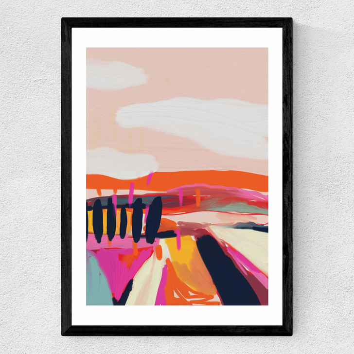 Landscape by Ana Rut Bre Medium Black Frame