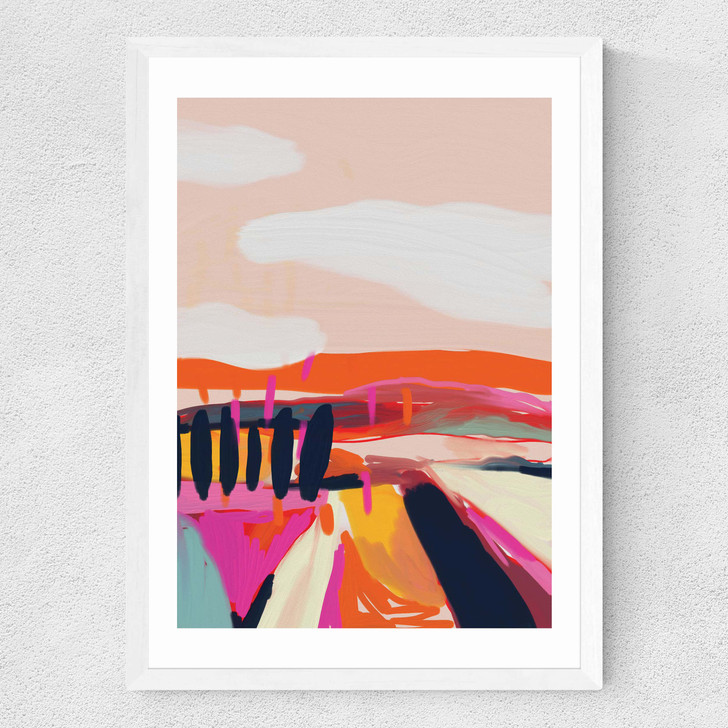 Landscape by Ana Rut Bre Medium White Frame