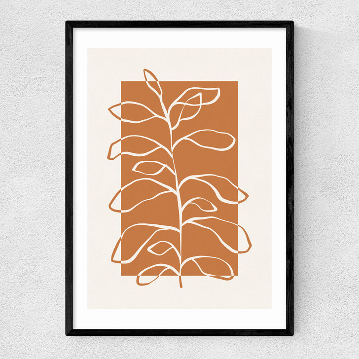 Framed Botany II Narrow Black Frame Framed Botany II Narrow Black Frame
